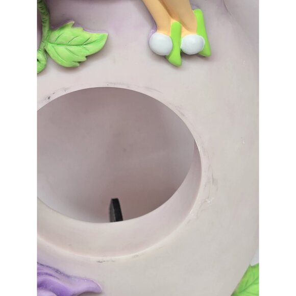 Disney Store's Tinkerbell Ceramic Figurine Clock Working- RARE - Picture 13 of 15